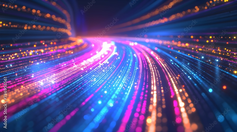 abstract blue light, big data, technology abstract blue light, big data, technology