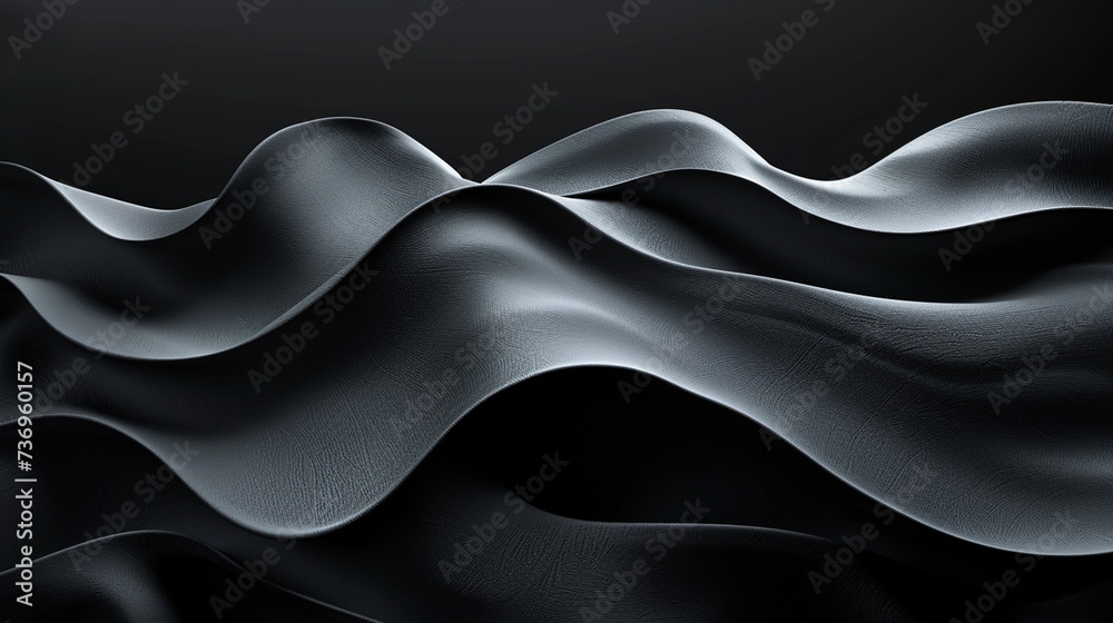 Abstract black background. Modern background. AI