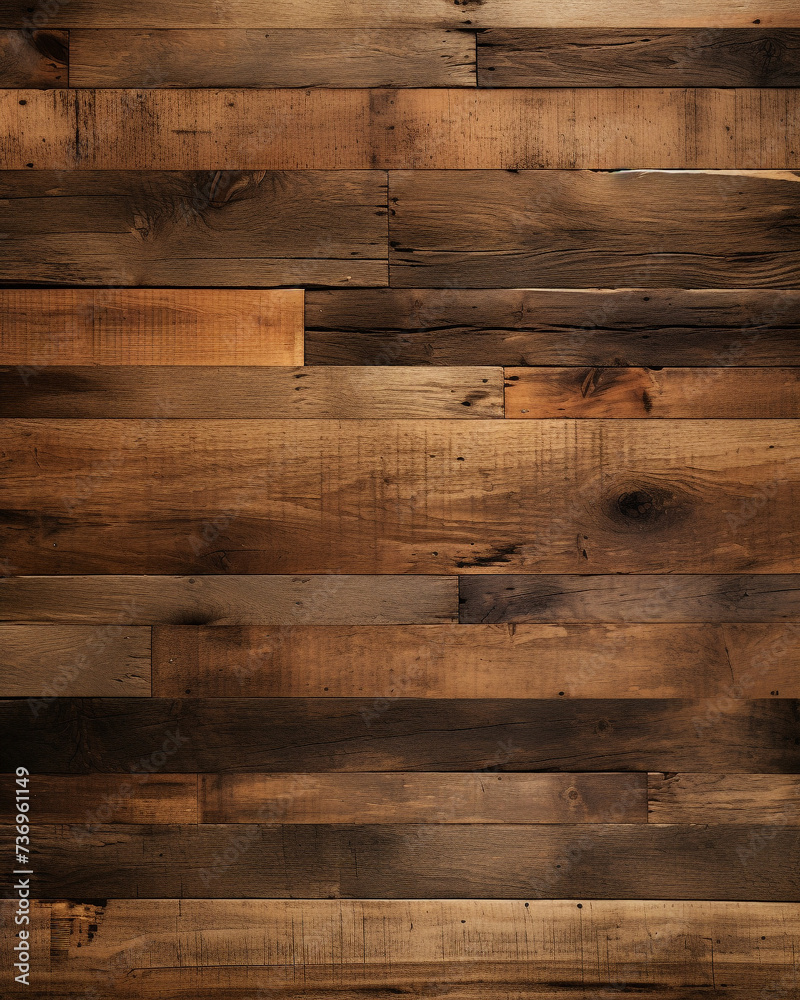 Reclaimed wood wall pannel texture background