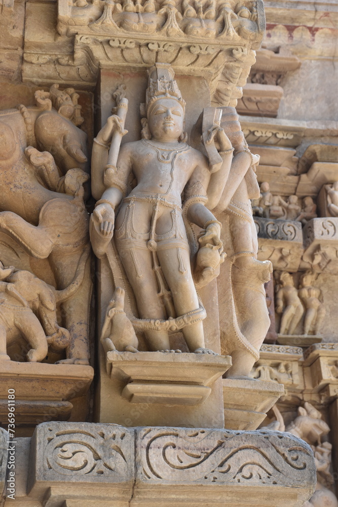 This is photo of Parsvanath Jain temple at Khajuraho in India This is photo of Parsvanath Jain temple at Khajuraho in India