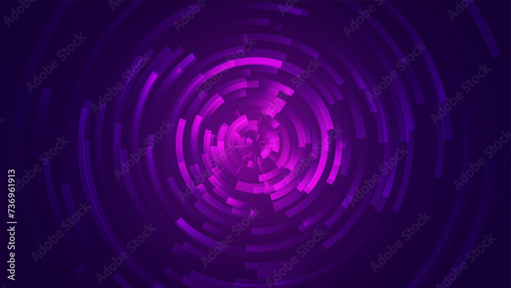 Purple Circular Geometric Vortex. Abstract Circular Swirl Lines. Moving Circles Wide Vector Background. Purple Circular Geometric Vortex. Abstract Circular Swirl Lines. Moving Circles Wide Vector Background.
