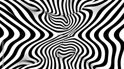 Optical illusion  charming abstract pattern background