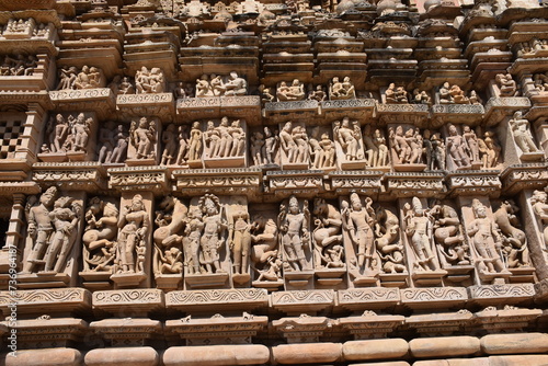 Photography This is photo of Parsvanath Jain temple at Khajuraho in India