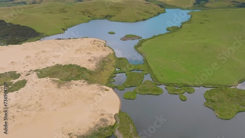 Lake Ngakeketa, northland, New Zealand photo