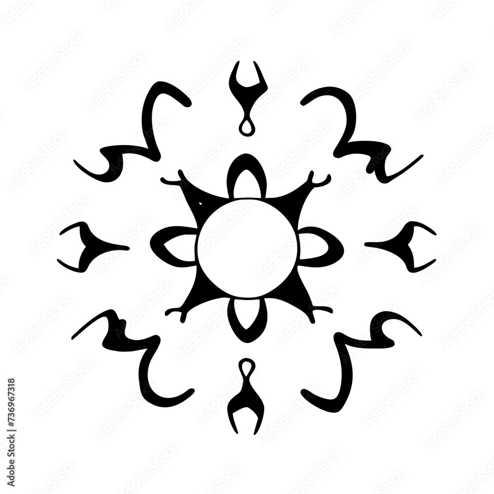 Mandala icon, blending intricate patterns and symmetrical geometry to evoke serenity and balance, Mandala icon, Mandala vector Mandala icon, blending intricate patterns and symmetrical geometry to evoke serenity and balance, Mandala icon, Mandala vector