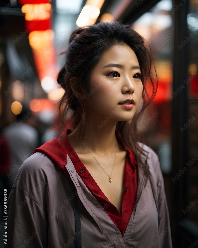 Beautiful Confident Young Asian Woman - Going to Work - Succesful Lady in Life and Work - Pretty and Fine features with fair Skin. Beautiful Confident Young Asian Woman - Going to Work - Succesful Lady in Life and Work - Pretty and Fine features with fair Skin.