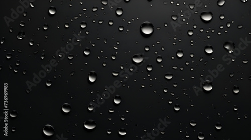 A pattern of drops of water on a gray background.