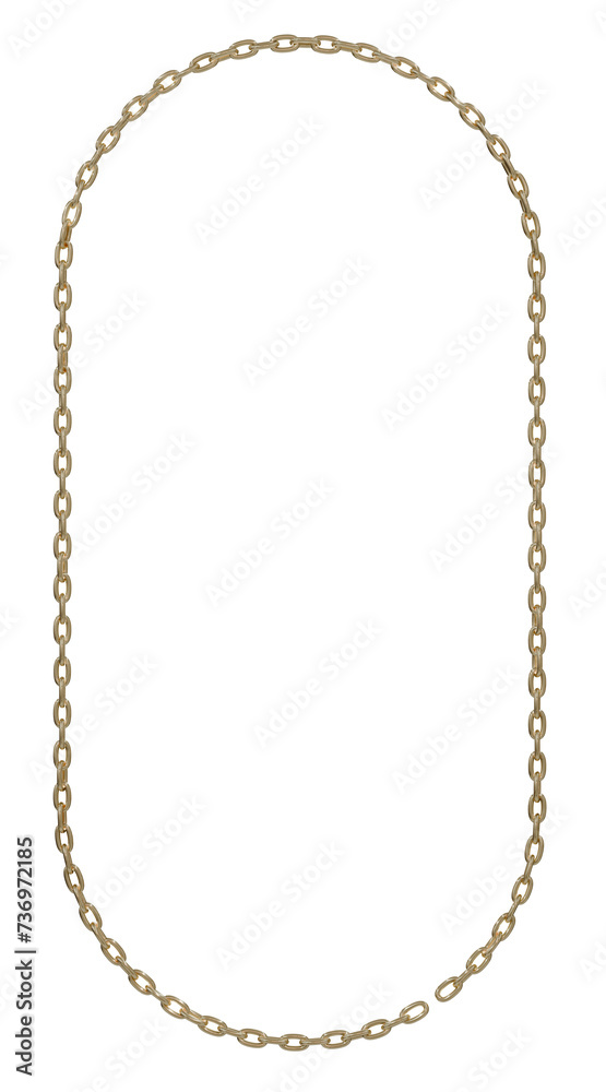 Luminous Embrace: Gleaming gold chains form a captivating oval in 3D, framing your masterpiece with elegance and timeless beauty. Luminous Embrace: Gleaming gold chains form a captivating oval in 3D, framing your masterpiece with elegance and timeless beauty.