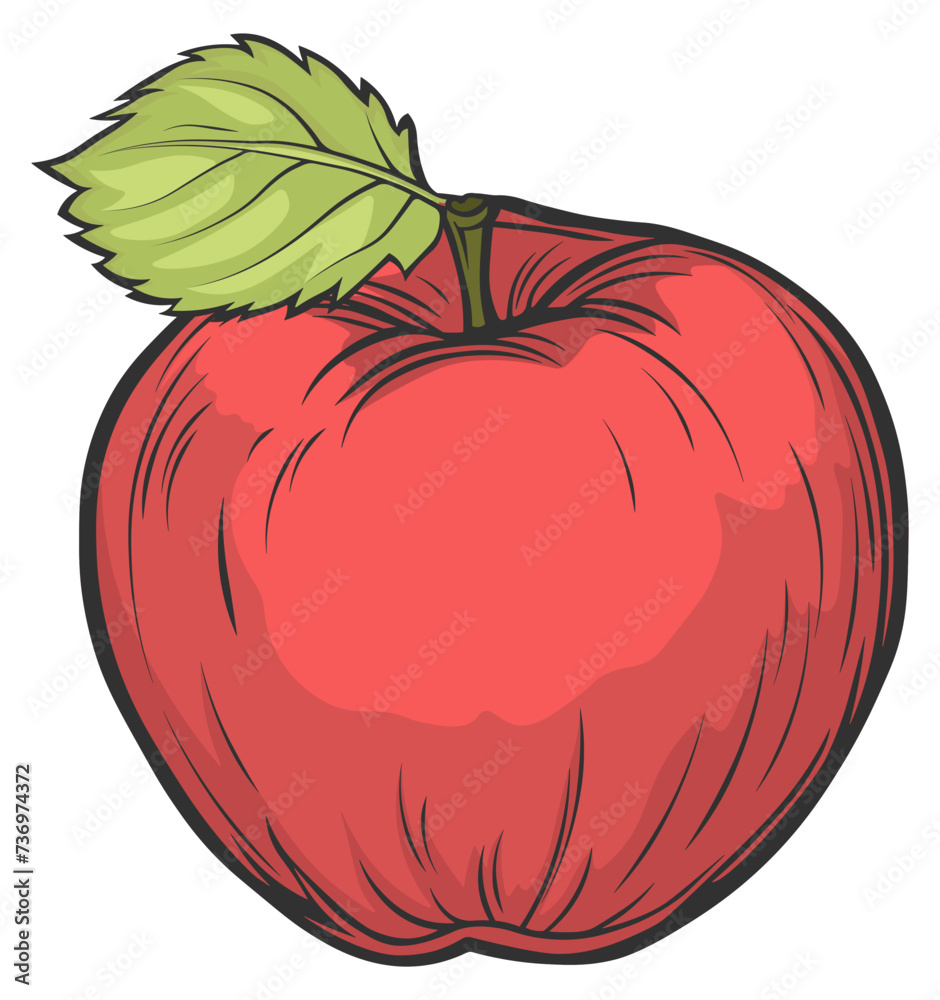 vector illustration apple without background vector illustration apple without background