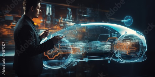 modern electric sports car design