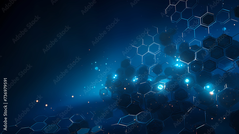 Digital technology abstract graphic poster web page PPT background, modern digital abstract 3D background