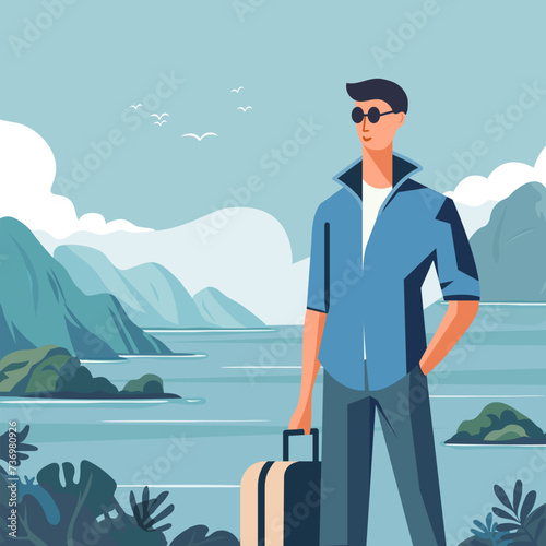 Tourism Travel Tourist Wild nature Summer Sea view