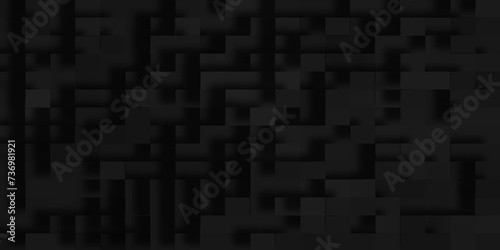 Abstract geometric Unevenness three-dimensional shadow block pattern background, Modern abstract luxury black background with Realistic wall of cubes, Abstract technology and business concept design. © DAIYAN MD TALHA