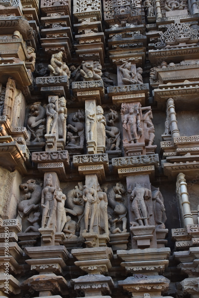 Dulhadev temple architecture at Khajuraho in INia
