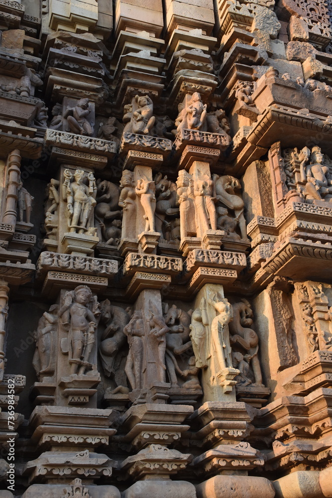 Dulhadev temple architecture at Khajuraho in INia