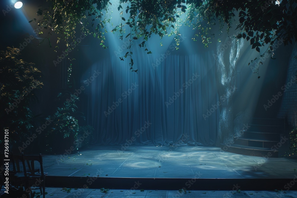 Fototapeta premium prelude of the stage.