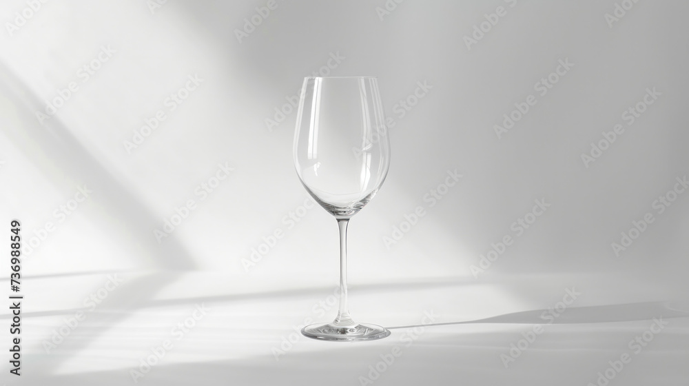 Fototapeta premium Wine Glass on Table