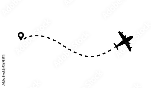 Airplane SVG PNG clipart, Travel svg, Love travel, vacation trip, honeymoon, Plane Route heart path.