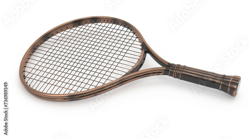 a tennis racket isolated on white background © Rangga Bimantara