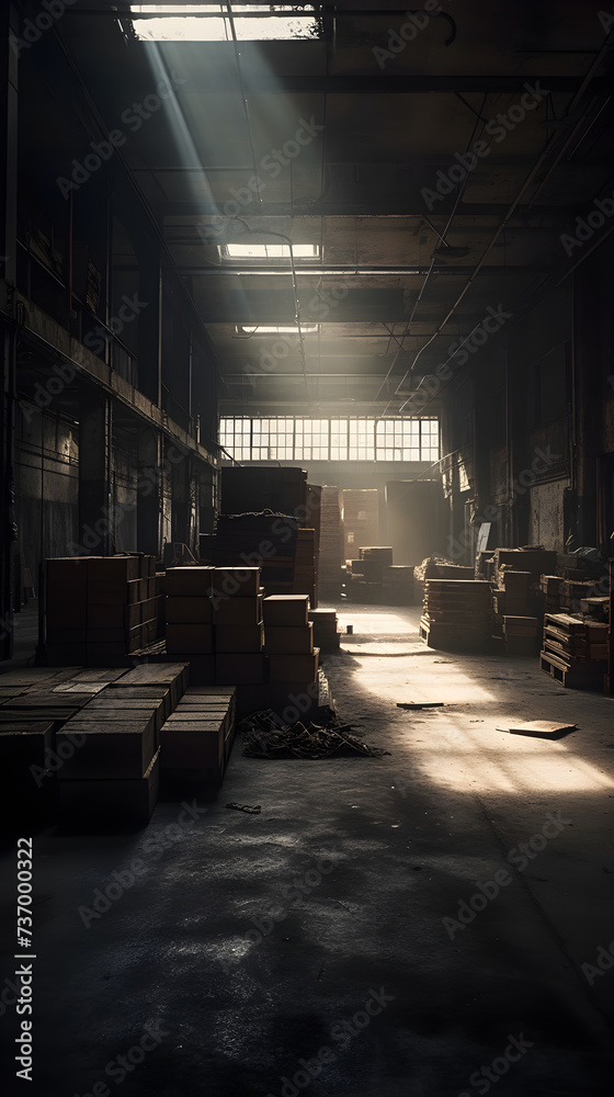 An immense warehouse that exudes raw realism, filled with impeccably organized boxes that encapsulate the spirit of New Objectivity and offer eternal fascination.