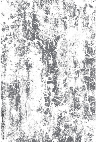 Distressed overlay texture of rusted peeled metal. grunge background. abstract halftone vector illustration