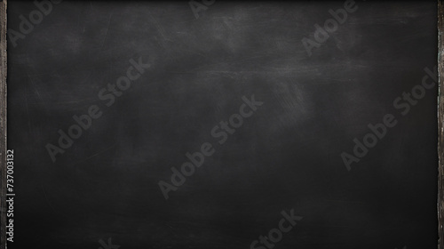 Background blank black school chalkboard