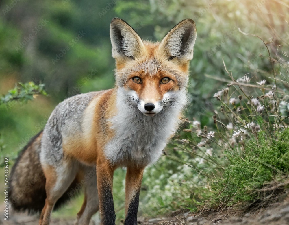 red fox in the wild red fox in the wild