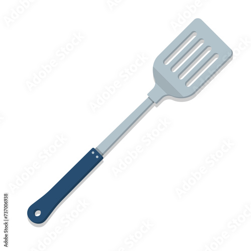 Kitchen utensil classic line spatula cartoon illustration