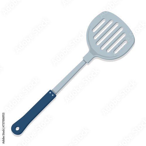 Kitchen utensil classic line spatula cartoon illustration