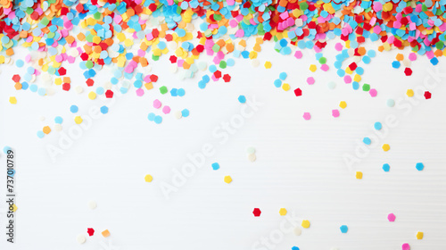 Party colorful confetti