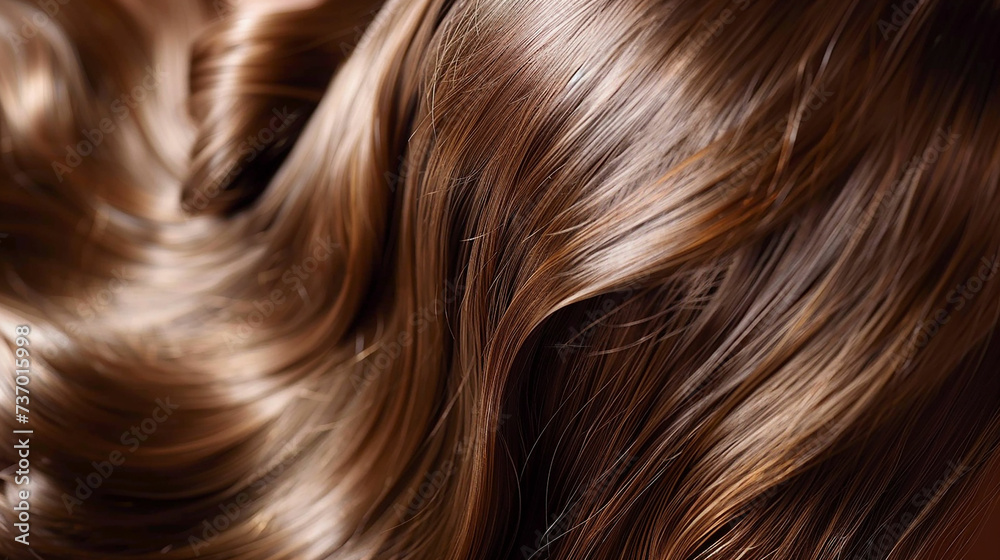 Beautiful healthy shiny hair texture. Made with generative ai Beautiful healthy shiny hair texture. Made with generative ai