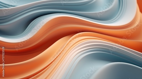 Abstract Swirling 3D Layers Design.