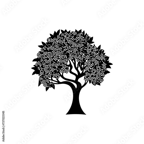 Fototapeta Naklejka Na Ścianę i Meble -  A beautiful vector tree design.