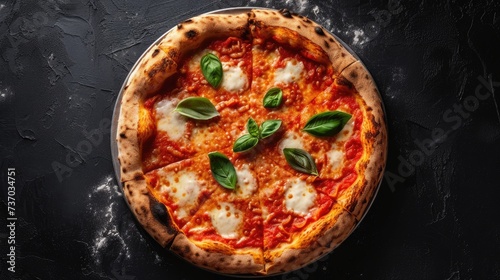 Margherita pizza. Generative AI