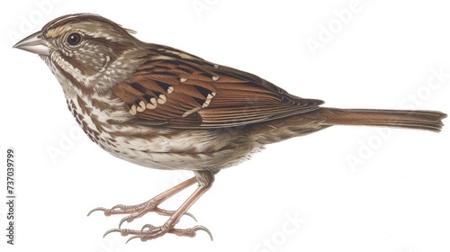 Song sparrow. Generative AI