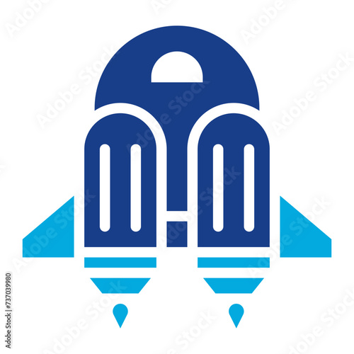 Jetpack icon vector image. Can be used for Science Fiction.