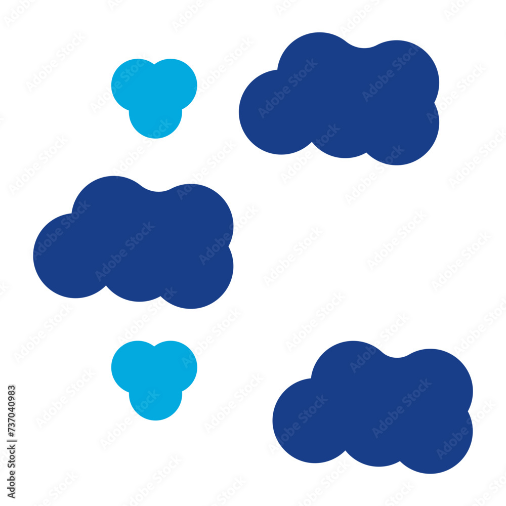 Smog icon vector image. Can be used for Natural Disaster. Smog icon vector image. Can be used for Natural Disaster.