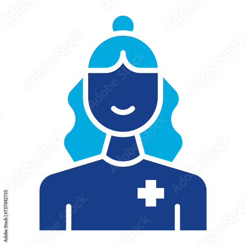 Therapist icon vector image. Can be used for Women.