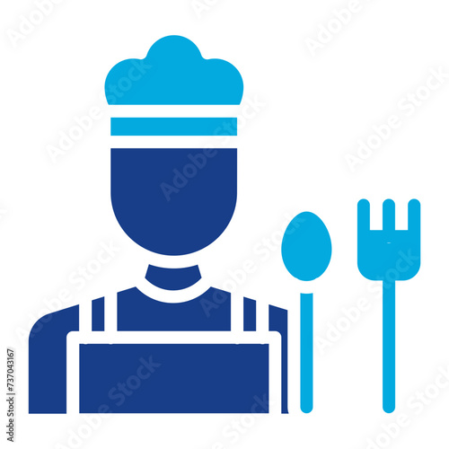 Cook icon vector image. Can be used for Cleaning and Dusting.