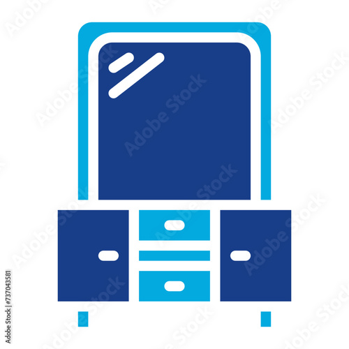 Cleaning Drawers icon vector image. Can be used for Cleaning and Dusting.