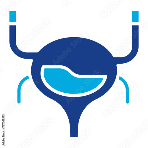 Bladder icon vector image. Can be used for Human Anatomy.