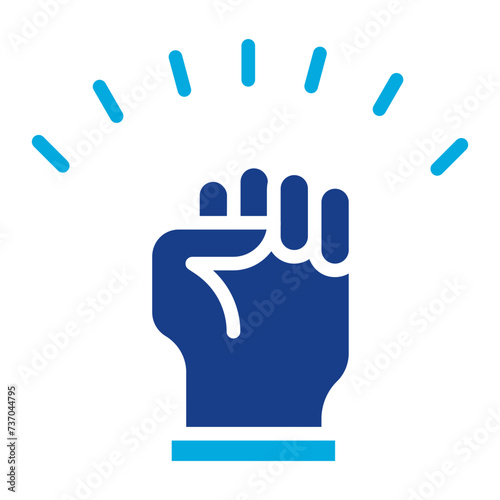 Determination icon vector image. Can be used for Personality Traits.