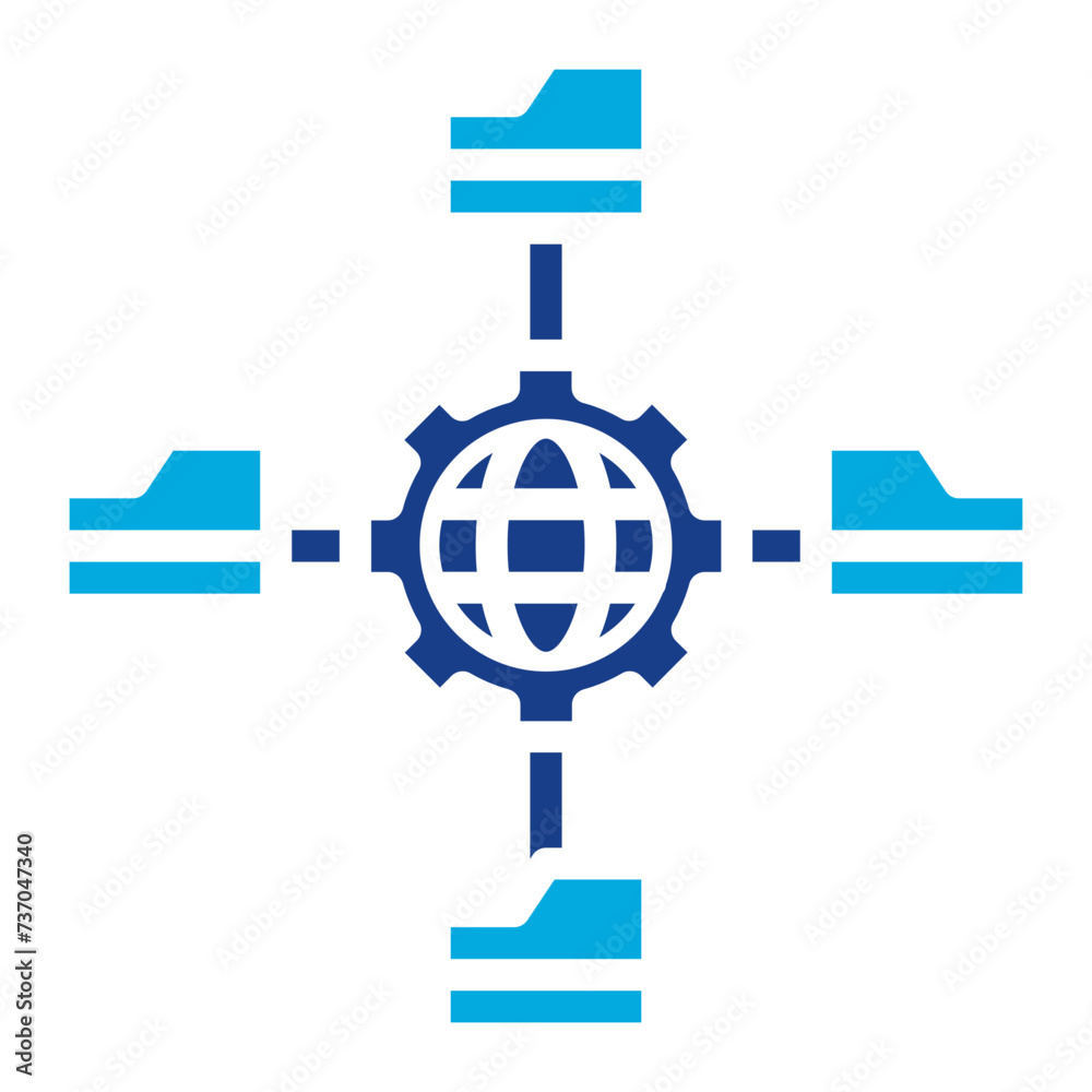 Network Data Management icon vector image. Can be used for Networking. Network Data Management icon vector image. Can be used for Networking.