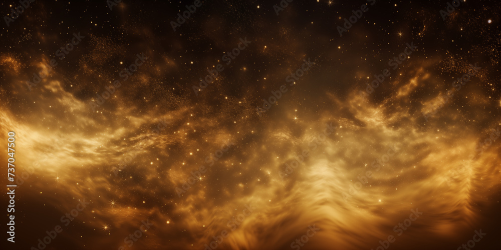 Abstract star background in gold tones Abstract star background in gold tones