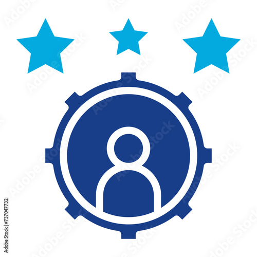 Customer Loyalty icon vector image. Can be used for Business Analytics.