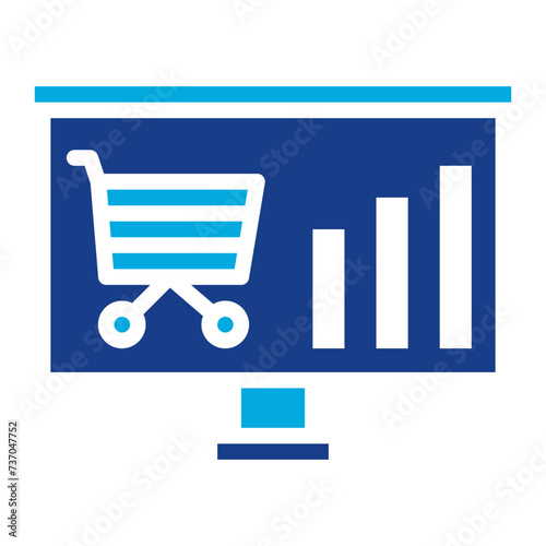 Market Penetration icon vector image. Can be used for Business Analytics.
