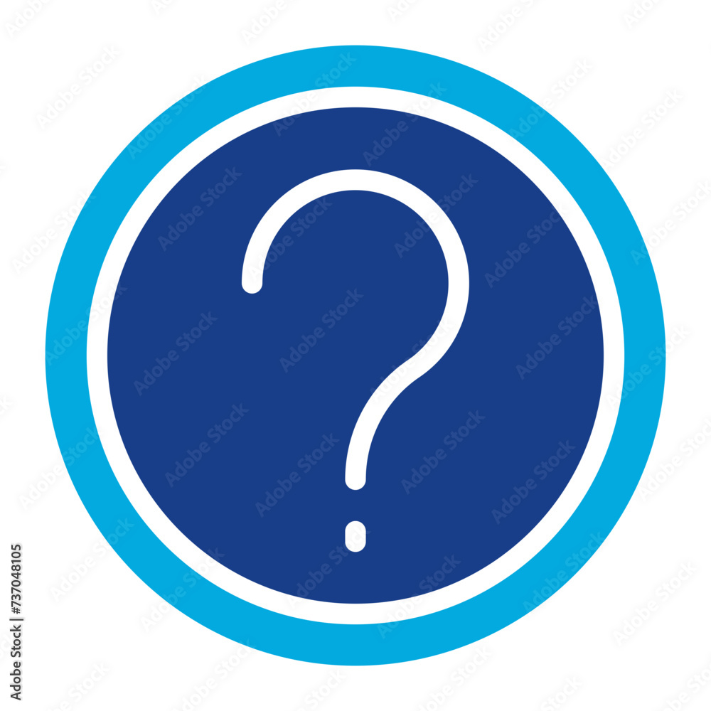 Question Mark icon vector image. Can be used for Contact Us. Question Mark icon vector image. Can be used for Contact Us.