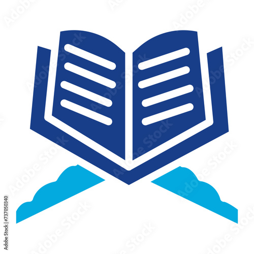 Quran icon vector image. Can be used for Hajj Pilgrimage.