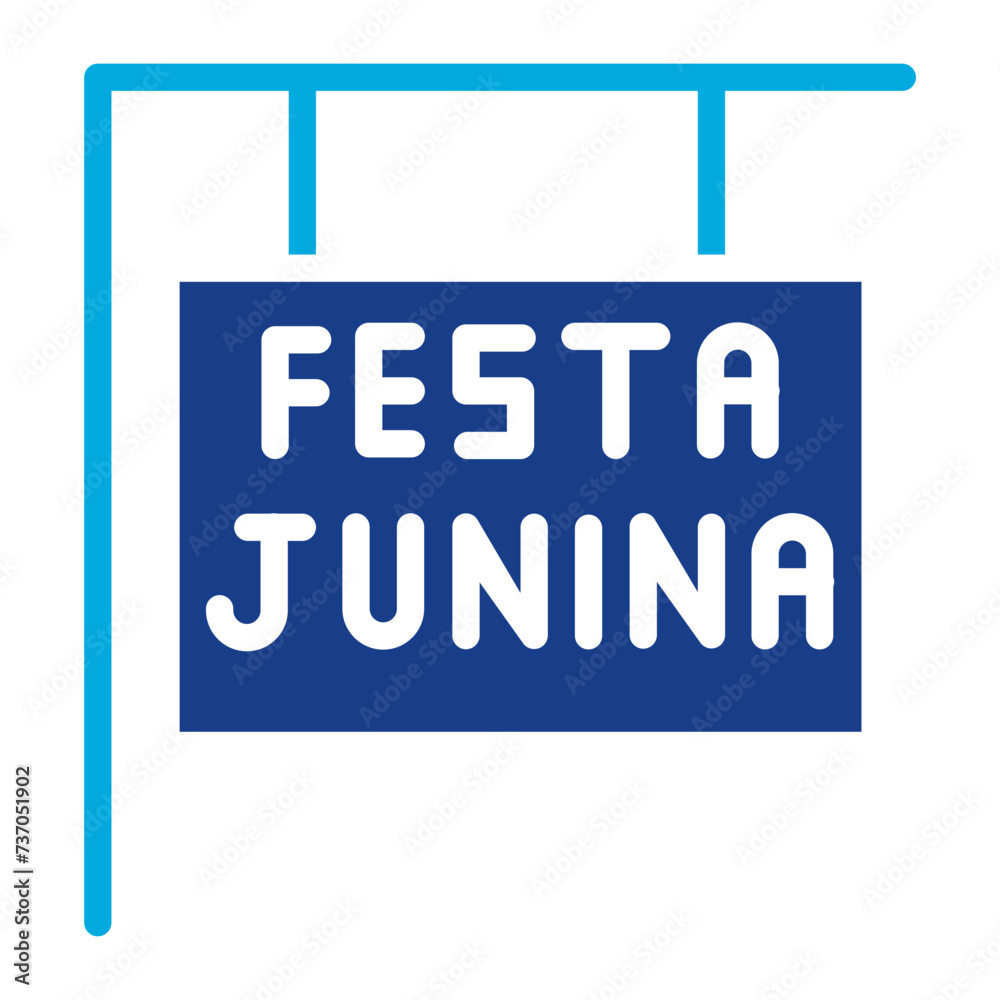 Festa Junina Sign icon vector image. Can be used for Festa Junina. Festa Junina Sign icon vector image. Can be used for Festa Junina.