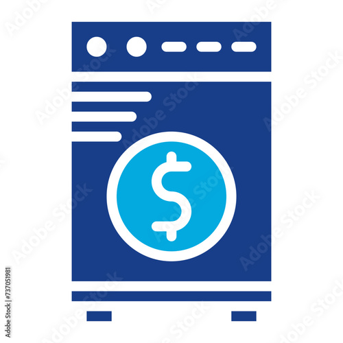 Money Laundering icon vector image. Can be used for Corruption.